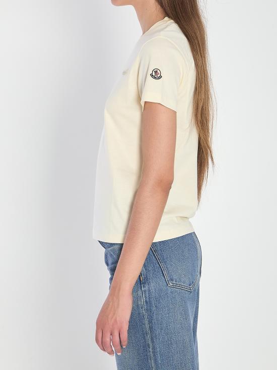 25FW 몽클레어 반팔 티셔츠 K20938C0001989AIJ 034 WHITE - MONCLER