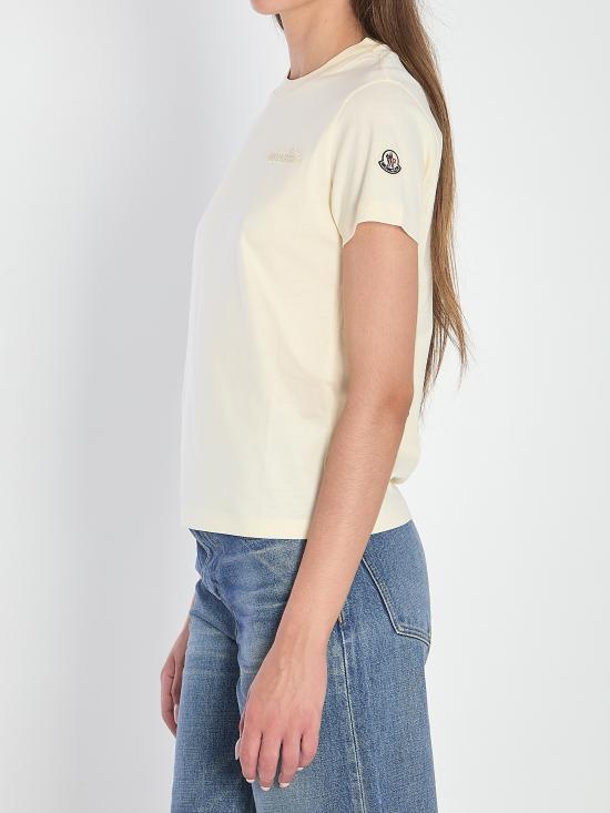 25FW 몽클레어 반팔 티셔츠 K20938C0001989AIJ 034 WHITE - MONCLER