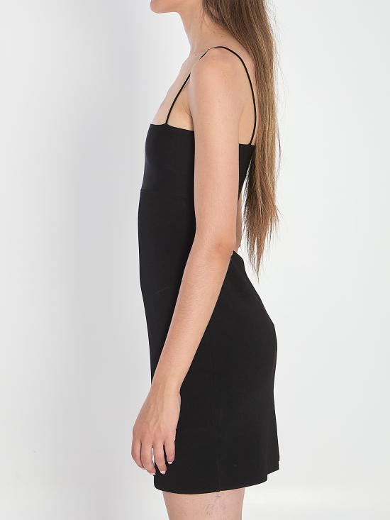 25FW 알렉산더 왕 미디 원피스 1KC3251054 001 BLACK - ALEXANDER WANG