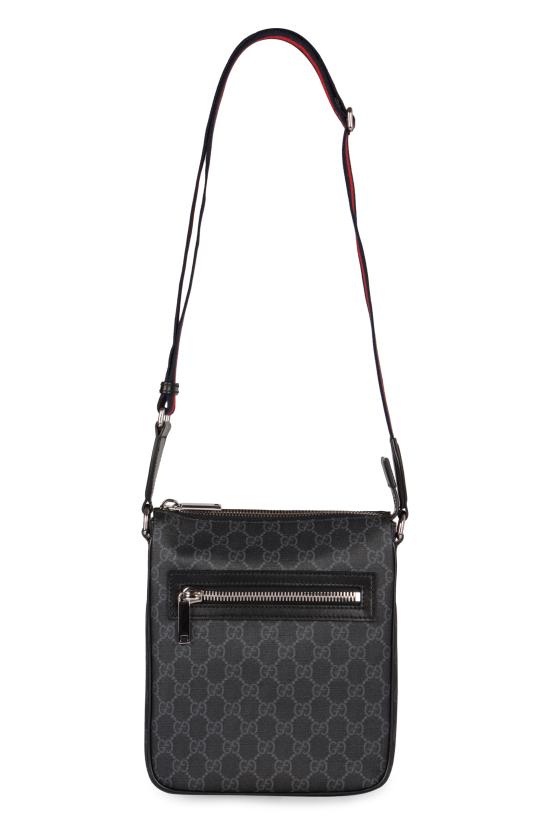 25FW 구찌 GG 수프림 크로스백 792082FADJA 1042 BLACK - GUCCI