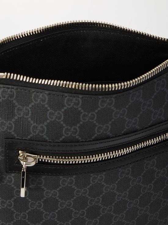 25FW 구찌 GG 수프림 크로스백 792082FADJA 1042 BLACK - GUCCI