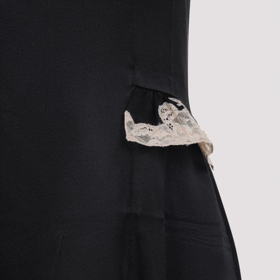 25FW 프라다 미디 원피스 P3Q32SOOO170Q F0002 BLACK - PRADA