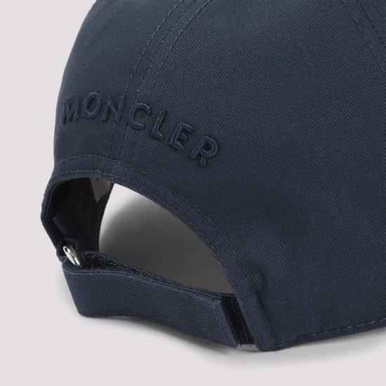 26FW 몽클레어 코튼 개버딘 베이스볼 캡  K20913B0004304863 778 BLUE - MONCLER