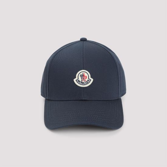 26FW 몽클레어 코튼 개버딘 베이스볼 캡  K20913B0004304863 778 BLUE - MONCLER