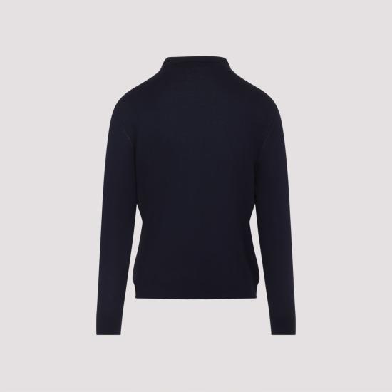 25FW 키톤 긴팔 티셔츠 UMK0493K400E NAVY BLUE - KITON