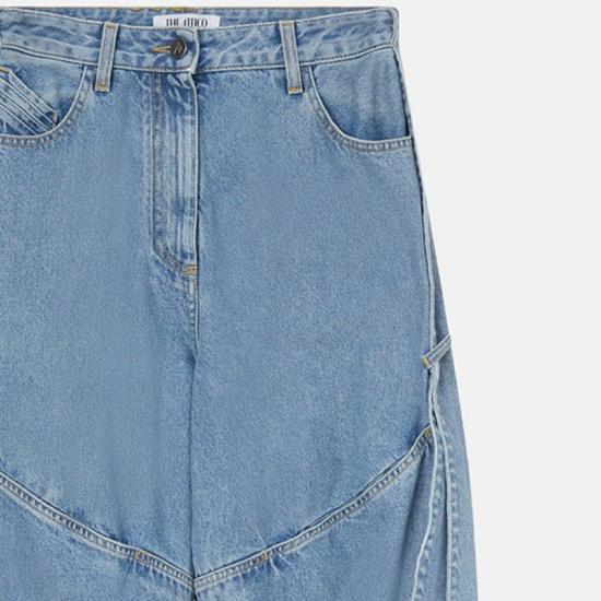 25FW 디 아티코 스트레이트 팬츠 251WCP00279DDD085A 024 BLUE - THE ATTICO