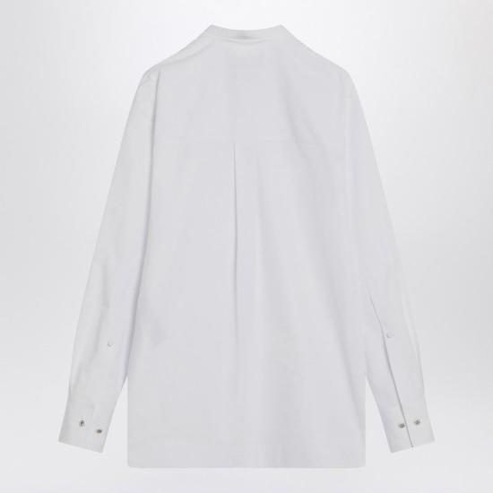 25FW 구찌 로고 자수 셔츠 836454Z7ADR 9000 WHITE - GUCCI