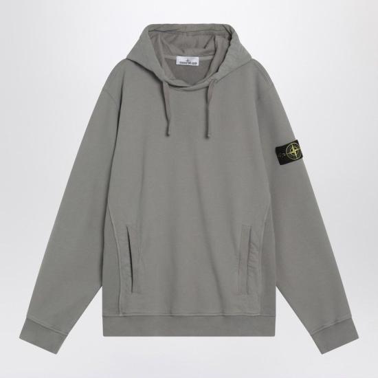 25FW 스톤 아일랜드 후드 티셔츠 S156100029S0A20 V006B GREY
