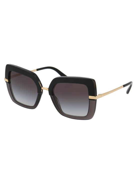 돌체앤가바나 선글라스 0DG4373 32468G BLACK ON TRANSPARENT - DOLCE & GABBANA