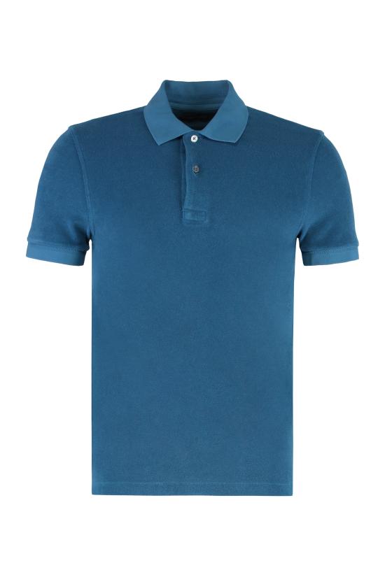  톰포드 폴로 티셔츠 JPS003JMC079HB625 blue