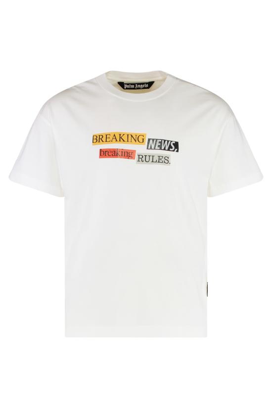 25FW 팜앤젤스 반팔 티셔츠 PMAA109F25JER0050384 White