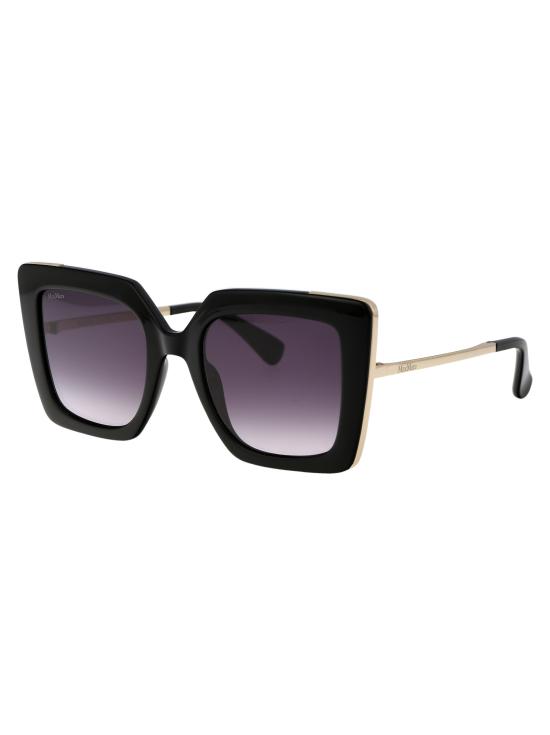 25SS 막스마라 선글라스 MM0051 01B NERO LUCIDO FUMO GRAD - MAX MARA