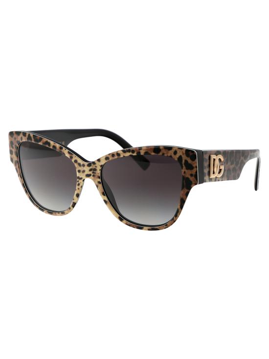 25SS 돌체앤가바나 선글라스 0DG4449 31638G LEO BROWN ON BLACK - DOLCE & GABBANA