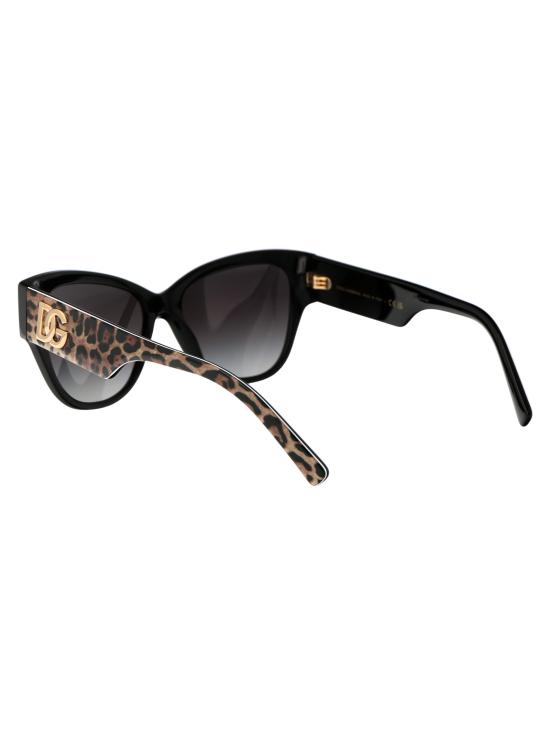 25SS 돌체앤가바나 선글라스 0DG4449 31638G LEO BROWN ON BLACK - DOLCE & GABBANA