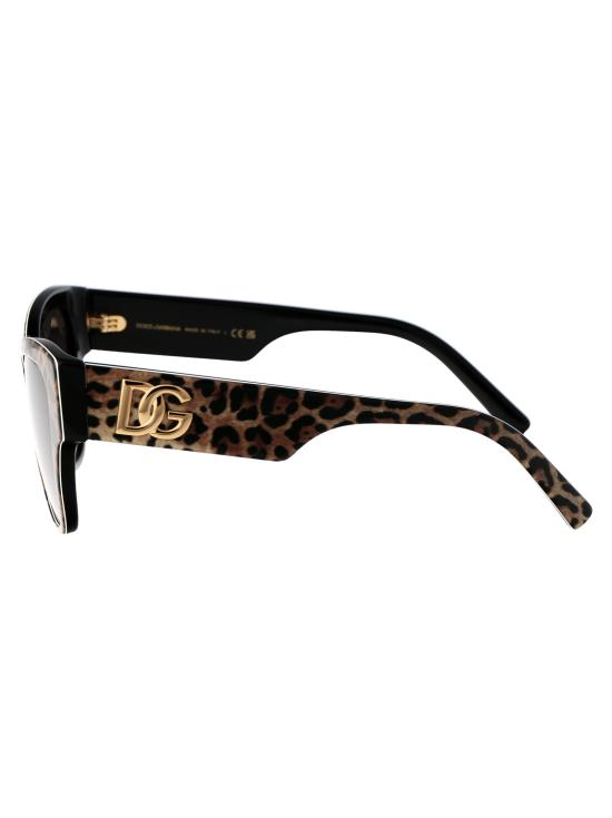 25SS 돌체앤가바나 선글라스 0DG4449 31638G LEO BROWN ON BLACK - DOLCE & GABBANA