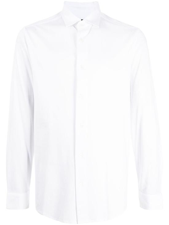 25FW 엠포리오 아르마니 긴팔 셔츠 8N1CG11JUVZ0100 WHITE