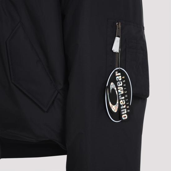25FW 발렌시아가 봄버 자켓 839101TOO04 1000 BLACK - BALENCIAGA