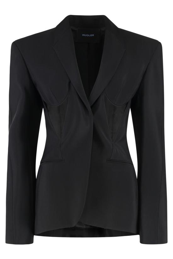  뮈글러 자켓 23W1VE03741821999 black