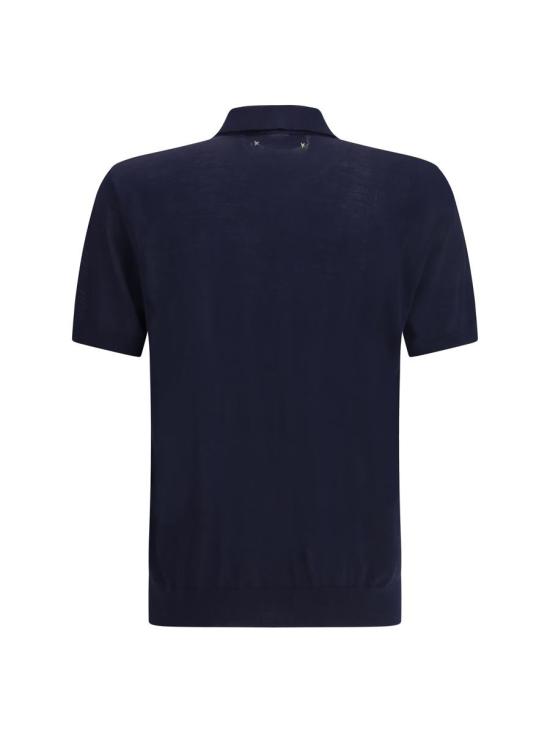 26SS 골든구스 폴로 티셔츠 GMP01412P001041 50501 BLUE - GOLDEN GOOSE