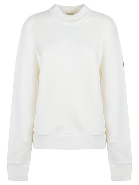 25FW 몽클레어 스웨터 K2 093 8G000 01 89B0Q WHITE