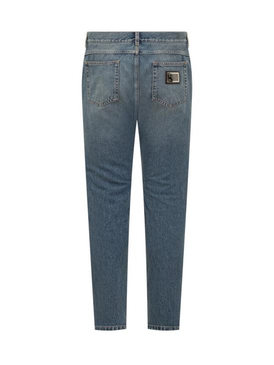 25FW 돌체앤가바나 레귤러 코튼 진  GYJCCDG8NR9 S9001 BLUE - DOLCE & GABBANA