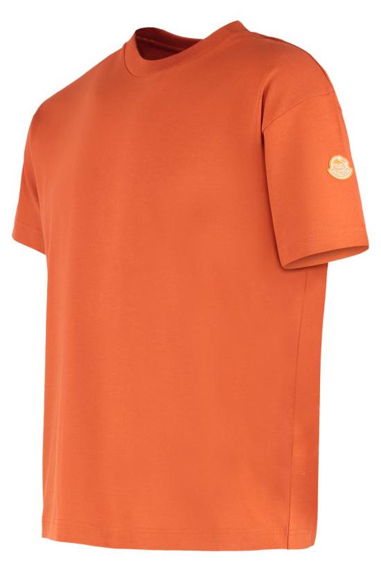 25FW 몽클레어 반팔 티셔츠 K24028C0000289AZ9 345 ORANGE - MONCLER