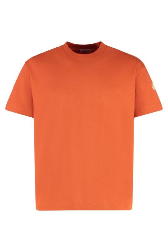 25FW 몽클레어 반팔 티셔츠 K24028C0000289AZ9 345 ORANGE