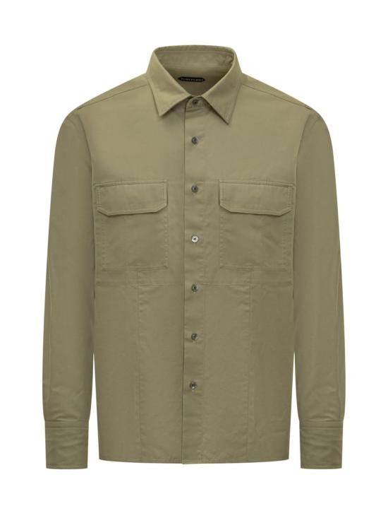 25FW 톰포드 긴팔 셔츠 HME008FMC226 FG330 GREEN