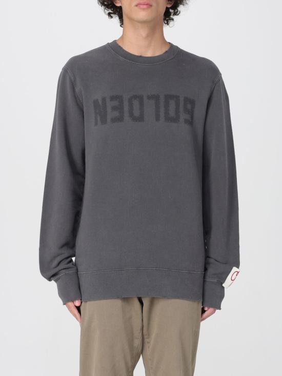 26SS 골든구스 골든 레터링 올리브 그린 스웨트셔츠 GMP01223P00064260318 Grey
