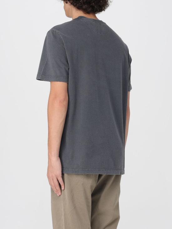 25FW 골든구스 골든 로고 프린트 반팔 티셔츠 GMP01220P00067160318 Grey - GOLDEN GOOSE