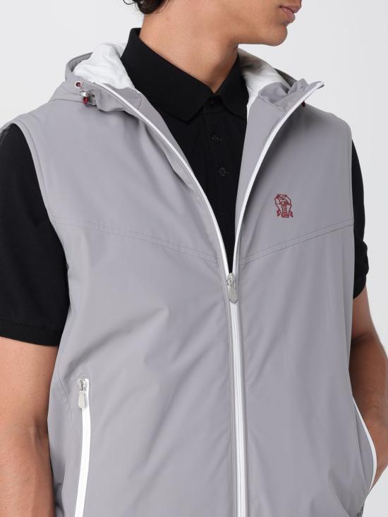 25FW 브루넬로 쿠치넬리 베스트 MM49A7432G C1704 Grey - BRUNELLO CUCINELLI