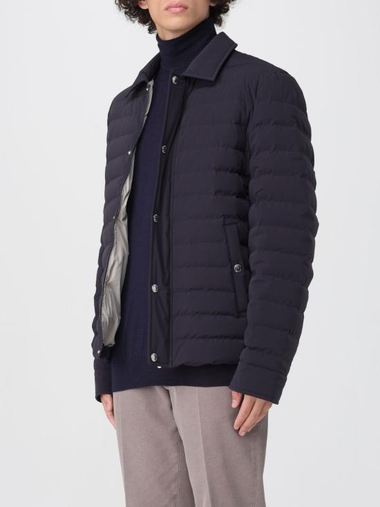 25FW 브루넬로 쿠치넬리 숏패딩 MM4911846 CVL16 Navy - BRUNELLO CUCINELLI