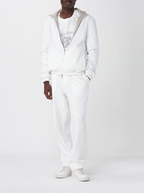 25FW 브루넬로 쿠치넬리 스트레이트 팬츠 MW8633381G C7220 White - BRUNELLO CUCINELLI