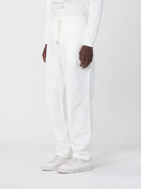 25FW 브루넬로 쿠치넬리 스트레이트 팬츠 MW8633381G C7220 White - BRUNELLO CUCINELLI