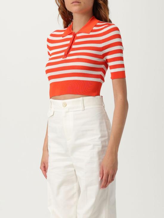 25FW 돌체앤가바나 반팔 티셔츠 FXZ37ZJAIRR W8266 Orange - DOLCE & GABBANA