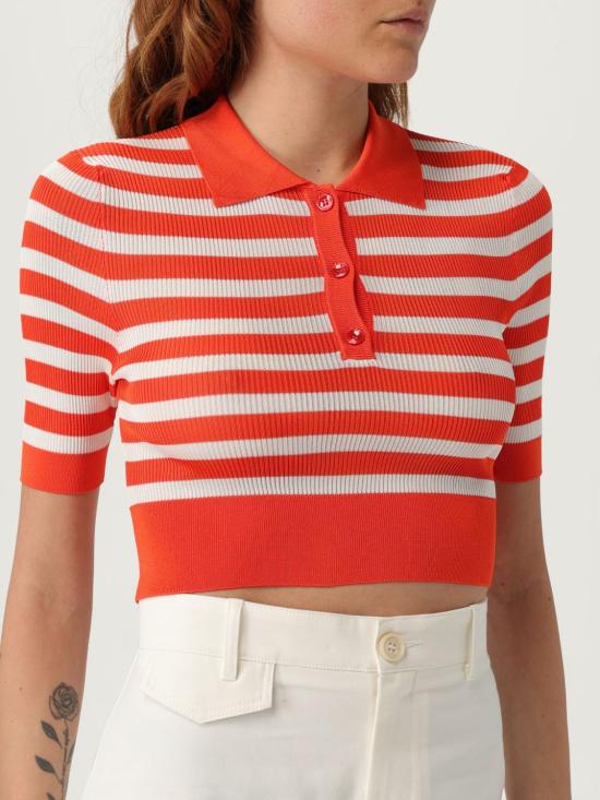 25FW 돌체앤가바나 반팔 티셔츠 FXZ37ZJAIRR W8266 Orange - DOLCE & GABBANA