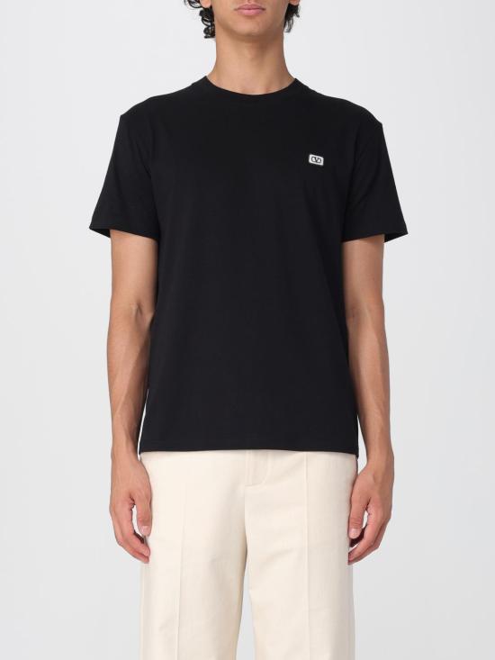 25FW 발렌티노 가라바니 반팔 티셔츠 7V3MG10VAQ8 0NO Black