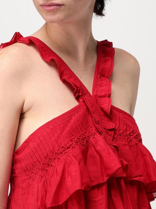 25SS 이자벨마랑에뚜왈 민소매 티셔츠 HT0602FAB3J04E 70RD Red - ISABEL MARANT ETOILE