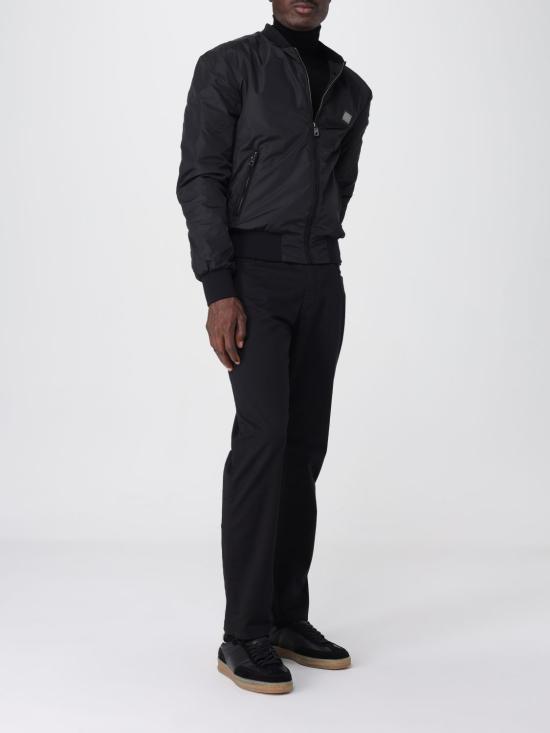 25FW 돌체앤가바나 봄버 자켓 G9ABPTG7F2J N0000 Black - DOLCE & GABBANA