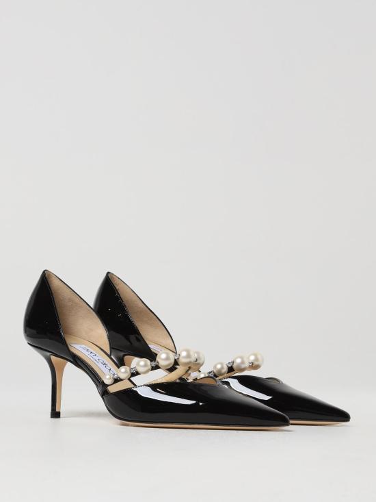 26SS 지미추 힐/펌프스 AURELIE65XKM BLACK WHITE Black - JIMMY CHOO