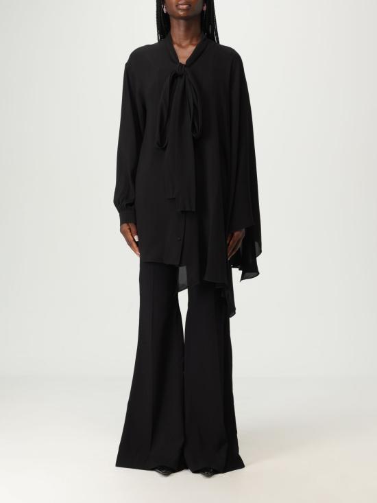 25FW 발렌시아가 어시메트릭 블라우스 839280TIN13 1000 Black