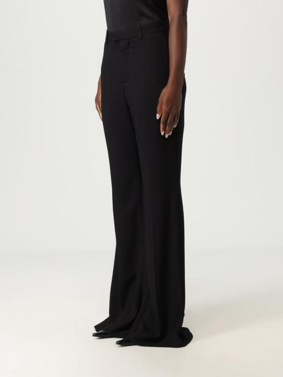 25FW 발렌시아가 플레어 팬츠 843495TSO17 1000 Black - BALENCIAGA