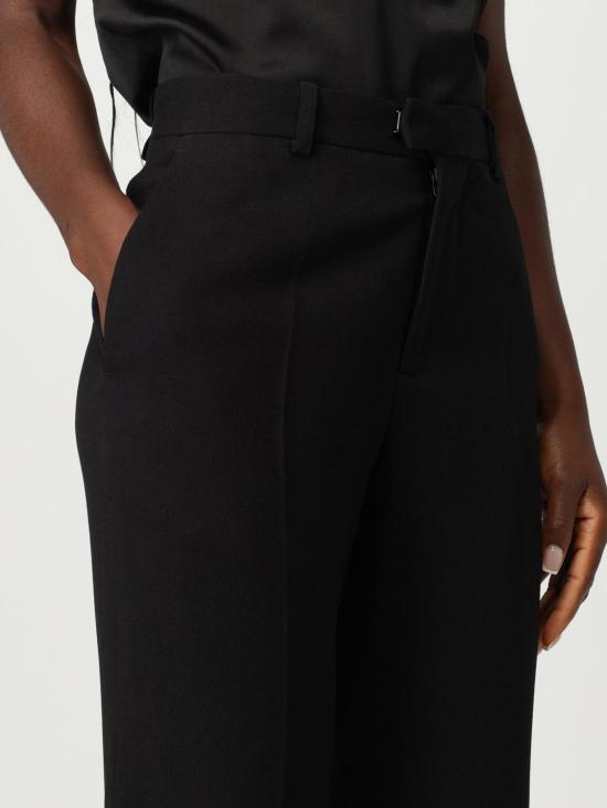 25FW 발렌시아가 플레어 팬츠 843495TSO17 1000 Black - BALENCIAGA