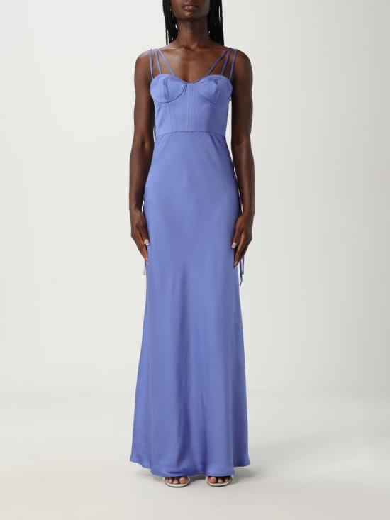 25FW 핑코 롱 원피스 104996A2GZ G48 Blue