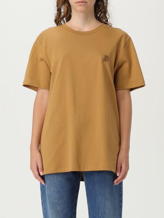 25FW 돈답 반팔 티셔츠 US198JF0309UFS6 397 Camel