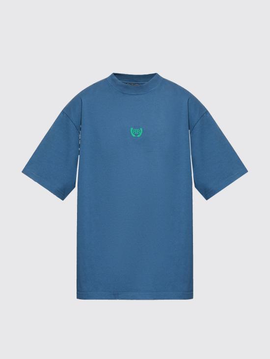 25SS 발렌시아가 로렐 클래식 티셔츠 764235TSVC9 5002 Blue