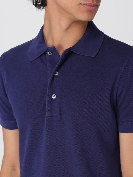 25FW 톰포드 폴로 티셔츠 JPS011JMT013 HB905 Blue - TOMFORD