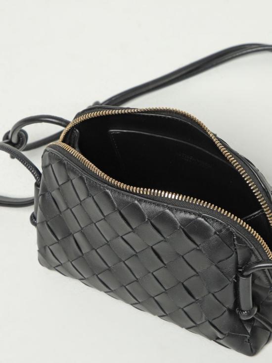 26SS 보테가베네타 인트레치아토 콘서트 파우치 794258VCPP1 8425 Black - BOTTEGA VENETA