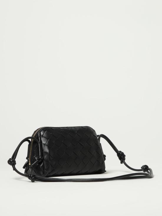 26SS 보테가베네타 인트레치아토 콘서트 파우치 794258VCPP1 8425 Black - BOTTEGA VENETA