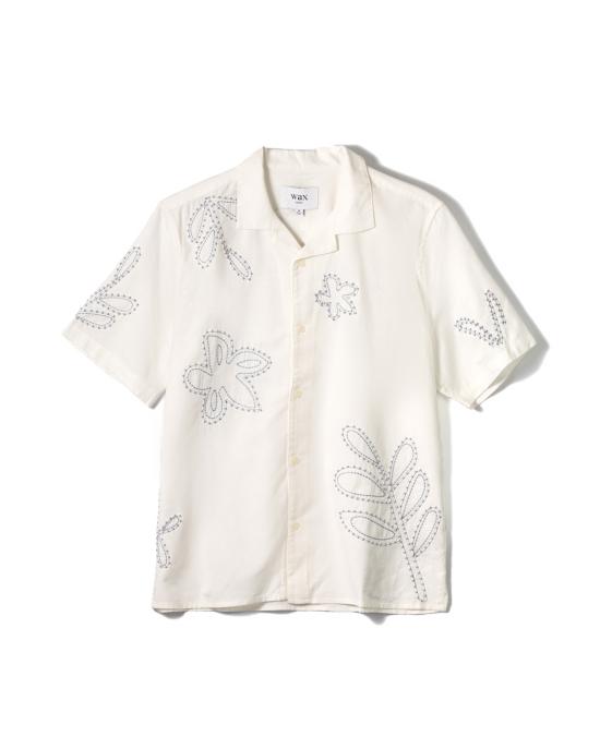 25SS 왁스 런던 반팔 셔츠 SS25 SSS DID BOO EPB ECRU PALE BLUE White